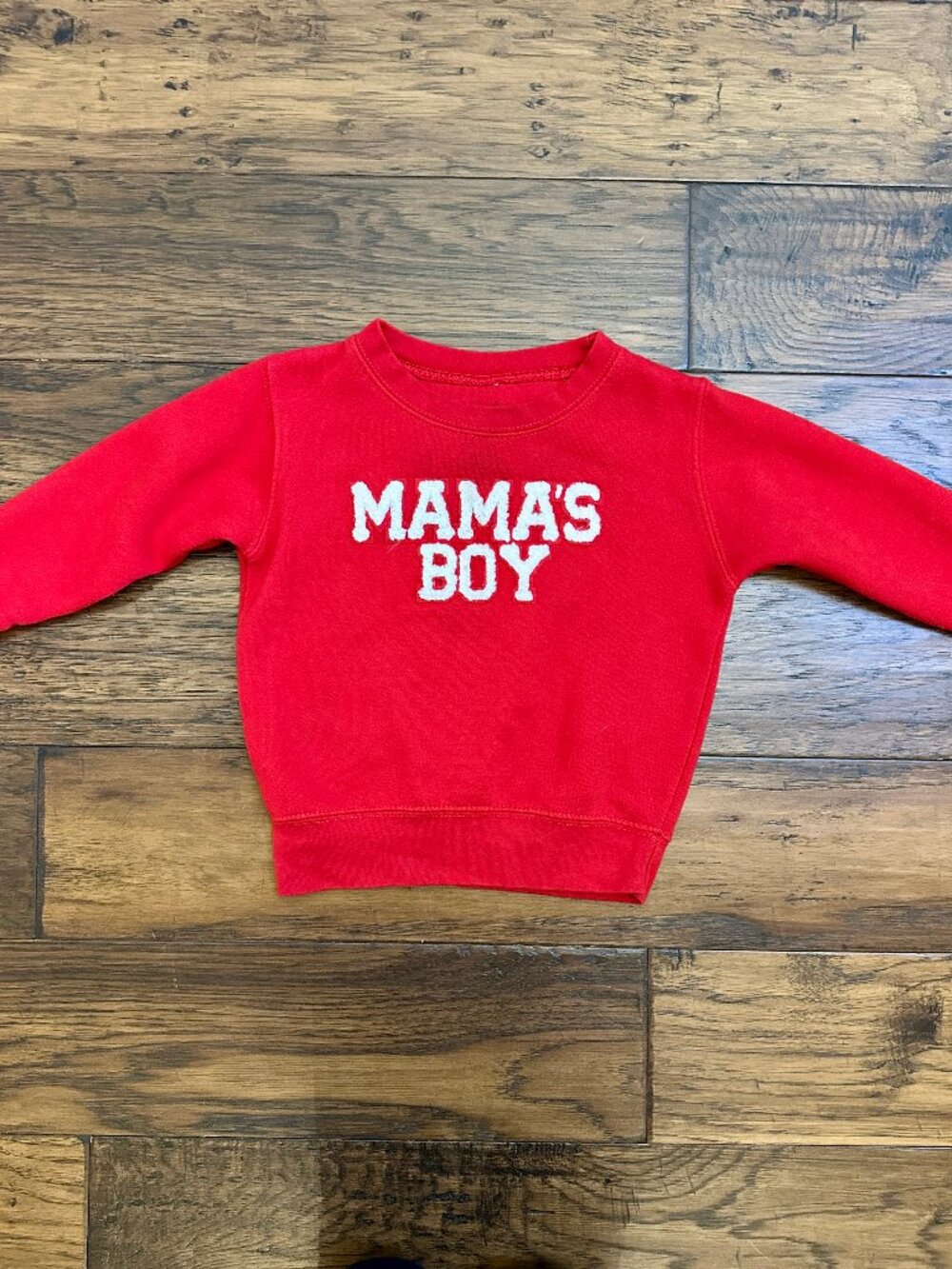 Sweet Wink "Mama's Boy" Applique Patch Sweatshirt